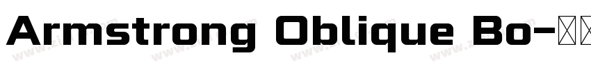 Armstrong Oblique Bo字体转换